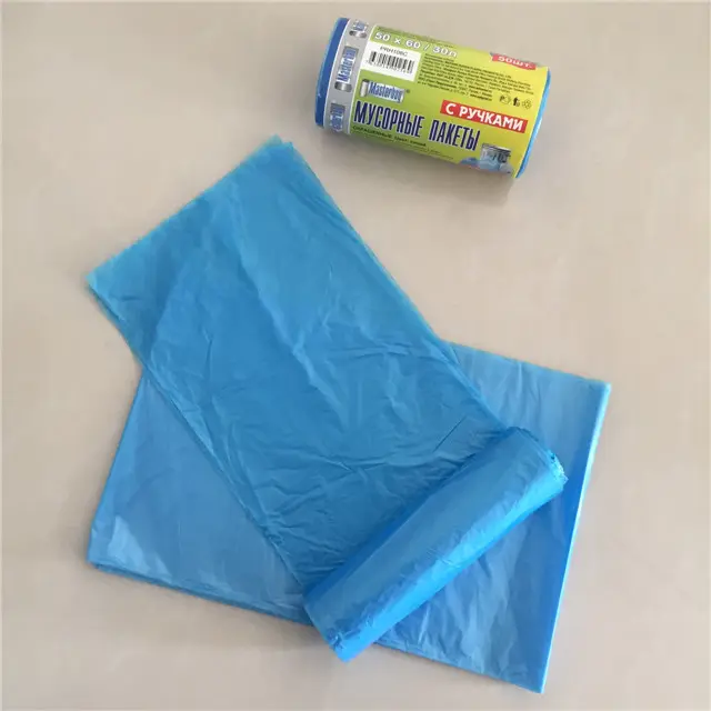 फैक्टरी फ्लैट पॉकेट फोल्डेबल हैंगिंग प्लास्टिक ऑटो फिट ड्रॉस्ट्रिंग किचन ट्रैश बैग चीन घरेलू स्वचालित क्लोज कचरा बैग