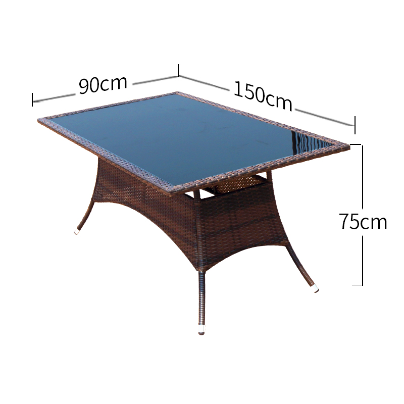B-150*90 Rectangular table