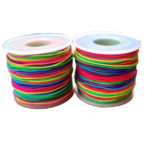 Factory Wholesale Round <strong>Elastic</strong> Cords <strong>Custom</strong> 1mm 2mm 5mm Shock Bungee <strong>Elastic</strong> <strong>String</strong> Cord Colorful Rope - Product Image 1