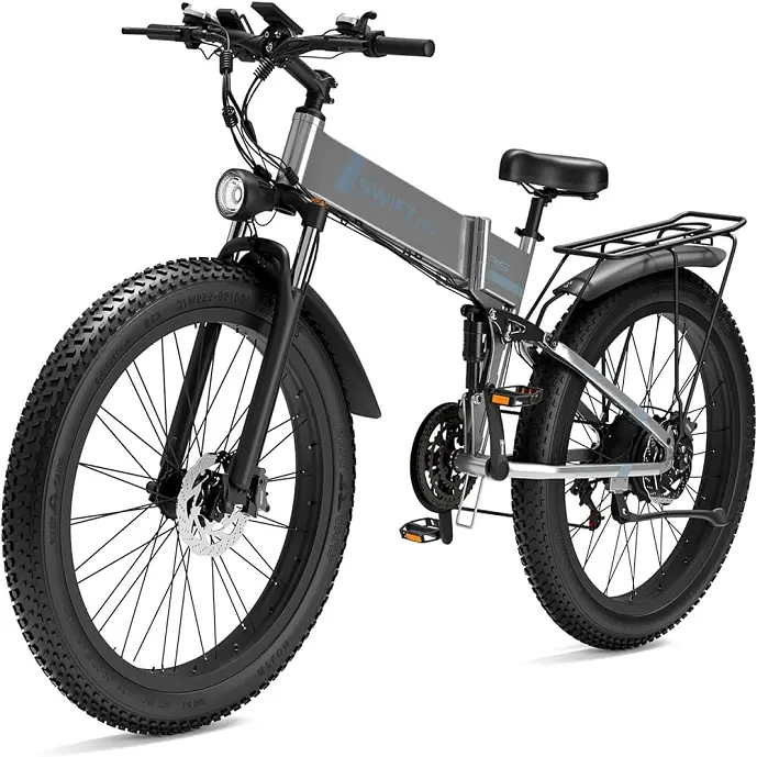 SW/IFT PRO sepeda listrik dewasa, 750W dengan 48V 15AH baterai sel LG dapat dilepas 26*4.0 ban lemak 32MPH suspensi lipat untuk dijual