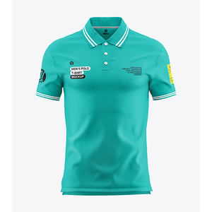 Genuine Exportador de Melhor Preço Excelente Qualidade Solto de Malha Anti Rugas Moda Polo dos homens com Design Personalizado