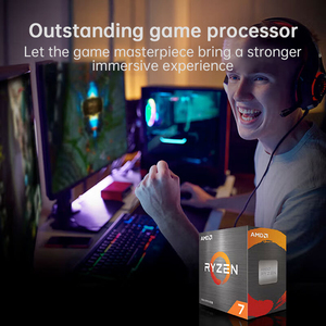 100% nuevo AMD R7 5700X Cpu 3 4HGz/8core/16 hilo de chatarra de computadoras accesorios para PC procesador placa base CPU intel AMD R7 5700X Cpu - Product Image 3