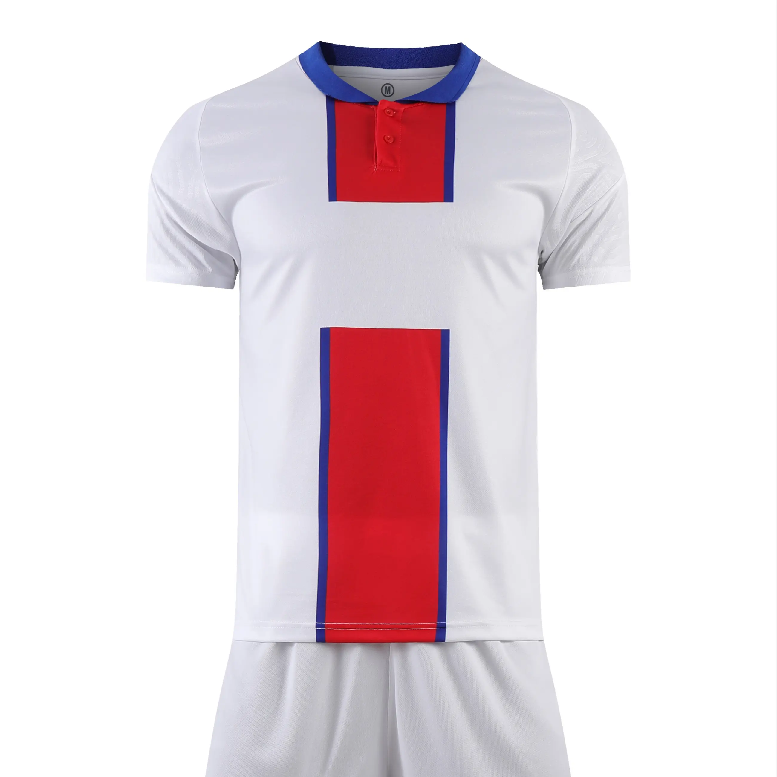 Último diseño Jersey conjunto uniforme de fútbol para los hombres de alta calidad uniforme de fútbol al por mayor diseño único