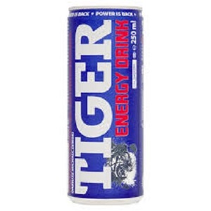 Kaplan enerji içeceği kırmızı üzüm yeni enerji içeceği 250ml kaplan sağlıklı karbonatlı logo enerji içeceği şekersiz