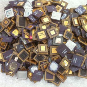 מחיר המפעל של מעבד cpu גרוטאות זהב התאוששות קרמיקה cpu