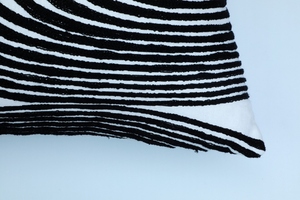 Şık özelleştirilebilir 3D parça desen pamuk yastık kılıfı ev otel bahçe iç tasarım için dayanıklı Polyester