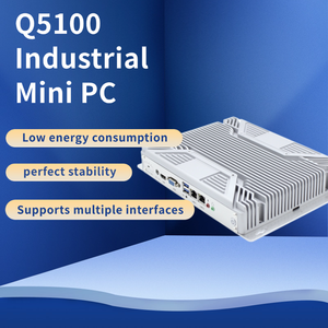 FAS Integrado Mini Pc Procesador de cuatro núcleos DDR4 RAM 8GB ROM 256 GB 6 * RS232 COM Dual LAN J6412 Computadora industrial