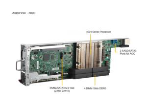 Nuevo servidor Micro-Cloud A + AS -3015MR-H8TNR Network 3U Rackmount Network Server para arquitectura de sistema de servidor de cargas de trabajo Ai