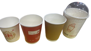 畅销环保一次性带盖纸杯定制印刷设计纸杯热饮咖啡茶奶昔 - Product Image 6