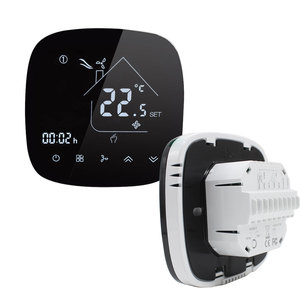 Termostato de hogar inteligente de diseño moderno con pantalla LCD, controlador de temperatura de ahorro de energía con función Wifi para sistemas HVAC FCU - Product Image 4