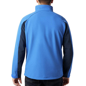 Fabrika yapımı kış moda erkek Softshell ceket kapüşonlu yaka artı boyutu uzun kollu yumuşak rahat tasarım - Product Image 2