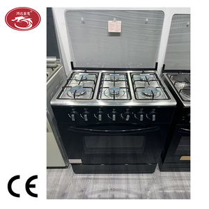商用立式4/6燃烧器燃气灶台式燃气灶，带烤箱和电动60*60 - Product Image 2