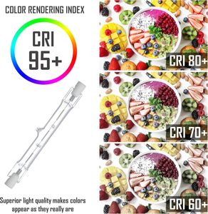 Bóng đèn Halogen clar-r7s 78mm 118mm, đèn tuyến tính 80W, 120W, 160W, 200W, 240W, 400W, chiếu sáng công suất cao cho đèn pha và sàn - Product Image 4