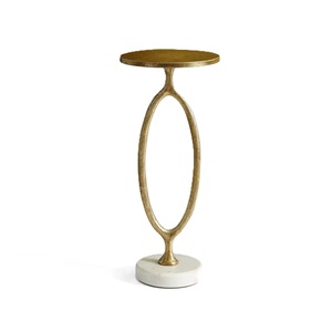 Fancy Venta caliente Diseño de lujo Mesa de centro de metal multifuncional Diseño elegante Muebles de habitación Mesa auxiliar de café redonda Muebles - Product Image 4