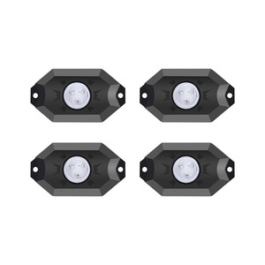 App Smart Control Multicolor IP69K Flashing Music RGB <strong>Led</strong> Rock Lights with 4 <strong>6</strong> 8pods <strong>Kit</strong> - Product Image 4