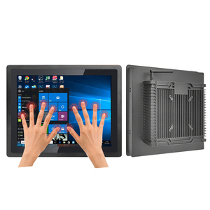 Tela de toque sem ventilador incorporada Win Linux Android à prova d'água capacitivo para PC de painel industrial OEM ODM de fábrica tudo em um computador