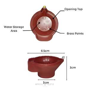 Elektrik su sensörü <span class=keywords><strong>LED</strong></span> Diya mum su algılama teknolojisi ile ortam aydınlatma ev dekor için pille çalışan <span class=keywords><strong>Led</strong></span> Diya - Product Image 5