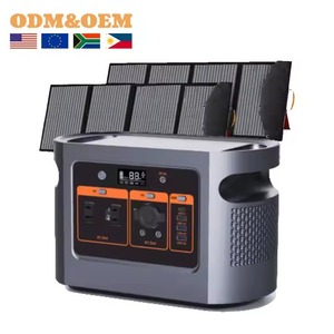 便携式2000W/3000W户外动力站Lifepo4车源MPPT控制器纯正弦波太阳能发电机，适用于美国/欧盟/英国/非盟/日本