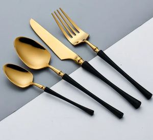 餐具钢餐具套装带骨柄4件套金镜抛光餐具食品餐具套装厨具和餐饮 - Product Image 6