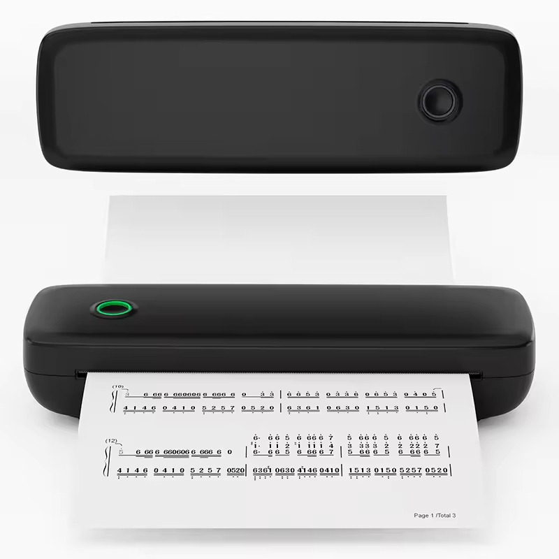 Black 1 roll of paper