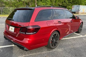 השתמש 2016 mercerdes-bens e63 s amg וטורבו-v8, awd, יקינתון אדום, שינויים weistec