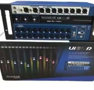 高製品本物のサウンドクラフトUi24R 24チャンネルデジタルオーディオコンソールミキサーマルチトラックUSBレコーダーワイヤレス制御