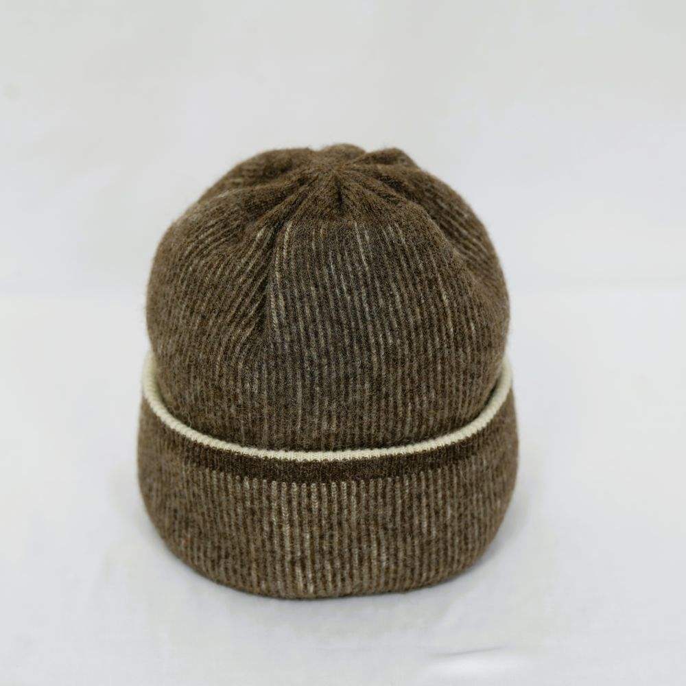 Organic Mid Brown & Organic White (undyed natural wool)