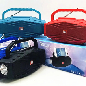 Torch Light Portable Speaker TG804 Waterproof Outdoor Column Wireless Speaker Subwoofer Sound Box with FM/ TF Card/ U Disk <strong>Input</strong> - Product Image 6