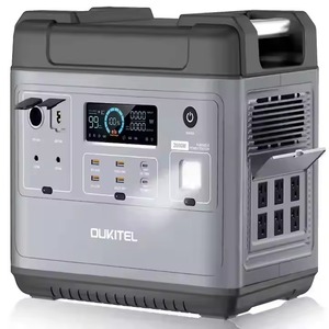 顶级质量组装OUKITEL 2000Wh便携式电站太阳能发电机认证LiFePO4 2000W