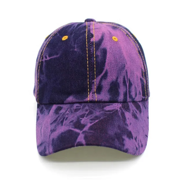 Chapeau de couleur unie délavée de qualité supérieure Casquette 6 panneaux avec logo brodé uni Casquette de baseball sport Casquette en coton vierge pour hommes