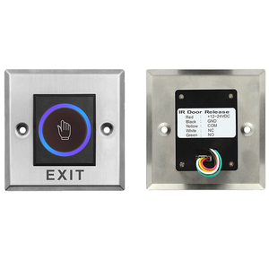 Infrared <strong>Exit</strong> <strong>Button</strong> No Touch Access Control Door <strong>Exit</strong> <strong>Push</strong> <strong>Button</strong> for Release <strong>Button</strong> Switch - Product Image 4