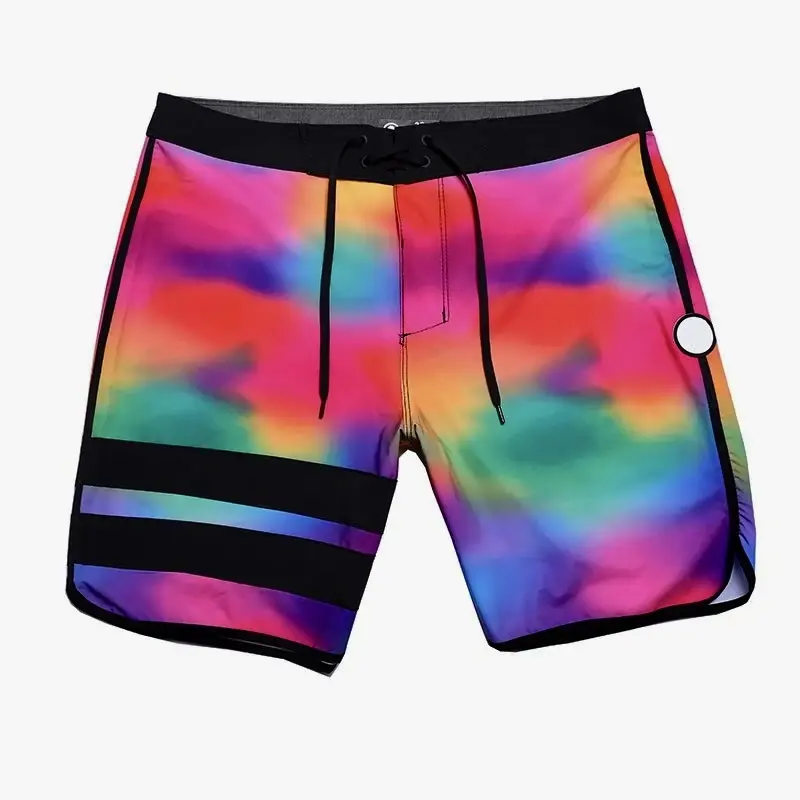 New Design Full Sublimation Printed Fashion High Quality Mens Swim Trunks Quick Dry Swimming Shorts with Pockets