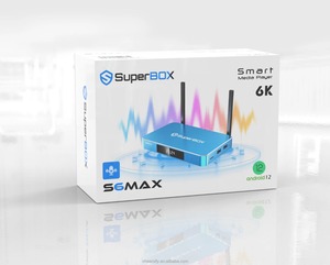 Оптовая продажа, супер-коробка, оригинальная S6 Max Smart Box 64GB Flash 4GB DDR Android 12 6K с разрешением Быстрая доставка S5 Max, приставка - Product Image 4
