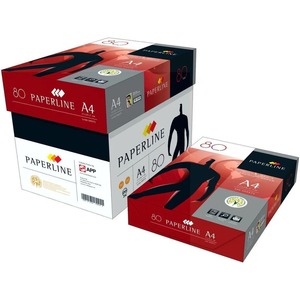 滑らかな質感と高性能品質で信頼性の高い使用のために設計されたPaperlineA4コピー用紙の大量供給