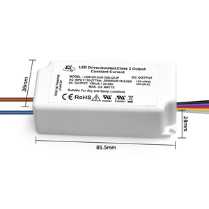 Controlador LED regulable de 0-10V certificado UL/CUL/CE 110-277V Entrada de CA 12V/24V/36V/48V Salida de CC 12W Voltaje constante para iluminación LED - Product Image 2