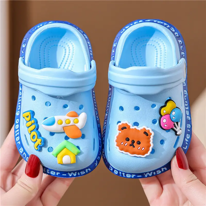 Babyhappy 2024 Nu Innonation Zomer Tuinschoenen Strand Schattige Eva Foam Klompen Kinderen Slide Sandalen