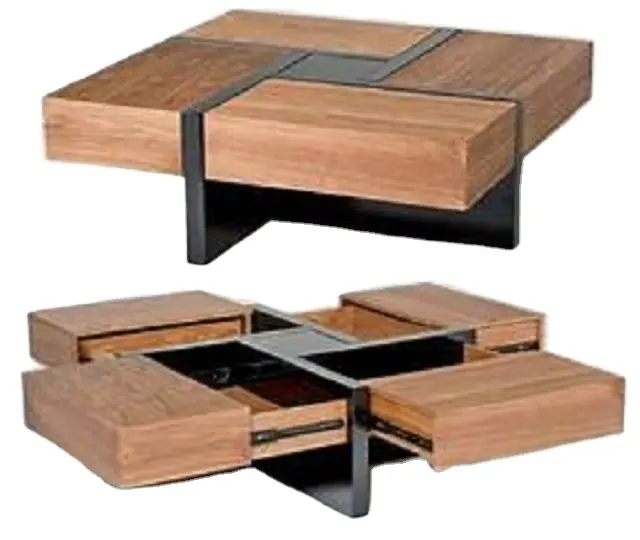 आधुनिक उच्च गुणवत्ता वाले राउंड कॉकटेल टेबल nordic न्यूनतम शैली लकड़ी लिविंग रूम कॉफी टेबल