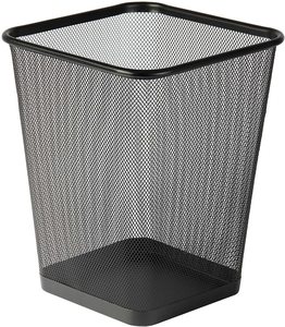 Square <span class=keywords><strong>Mesh</strong></span> Waste basket Metalldraht Open Top Müll Mülleimer Abfall korb Recycling behälter Set Altpapier behälter Behälter