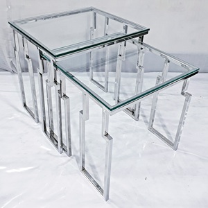 Multi Purpose High Quality Gold PVD <strong>Nested</strong> Side <strong>Table</strong> Also Used As <strong>End</strong> <strong>Table</strong> in Luxurious Homes &amp; Offices for Snacks &amp; Decor - Product Image 6