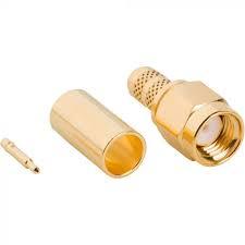 <strong>SMA</strong> Male Crimp Connector RG58 HLF200 RG141 Coaxial Cable with Plug for Wireless RF Antenna for Telecom Applications - Product Image 5
