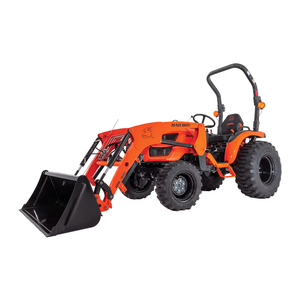 <span class=keywords><strong>BAD</strong></span> BOY 1025H-10 serisi 24 HP traktör ile 105 yükleyici ve göbek biçme kullanılan durum