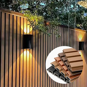 Customizable Wpc Siding Slats Grain Composite Wall <strong>Cladding</strong> Outdoor Tongue and groove Wall <strong>Panel</strong> Slat <strong>Panels</strong> for Exterior
