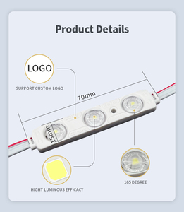 7015カスタマイズ可能な12V PVC LEDモジュール3LED射出長寿命12V - Product Image 6