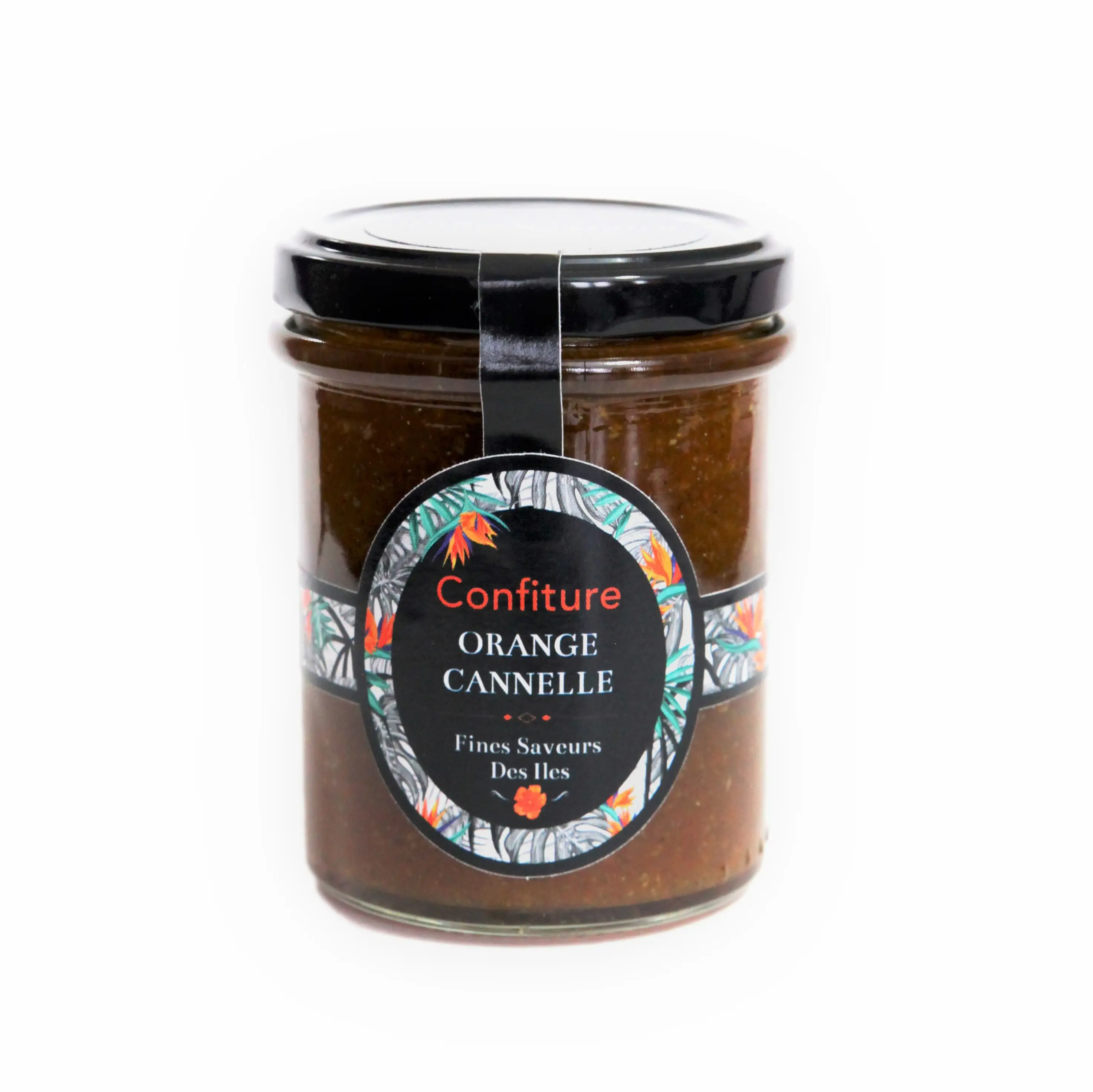 FINES SAVEURS DES ILES Confiture Exotique Orange Cannelle 250G FRUITS NATURELS EXOTIQUES CONFITURE ARTISANALE