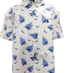 เสื้อคอเสื้อลายเรือสำหรับเด็กผู้ชายทำจากเวียดนาม - Product Image 1
