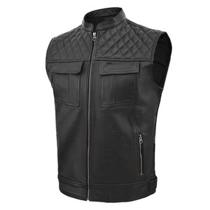 سترة جديدة عالية الجودة مخصصة من الجلد للرجال/سترة نادي الدراجات النارية - Product Image 6