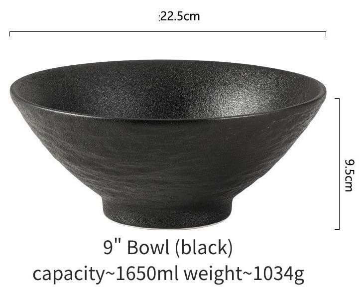 9" Bowl (black)