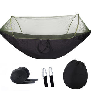 Hamac de camping portable double et simple de haute qualité en nylon avec moustiquaire - Product Image 3