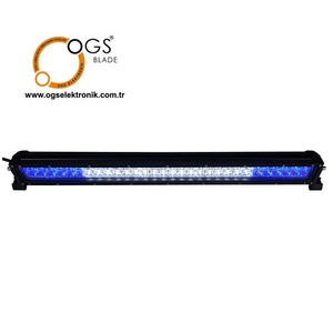Offroad acil araçlar için Led ışık barı yangın kamyon ışık çubuğu 3W Led ızgara çakarlı lamba düz Led ışık projektör - Product Image 2