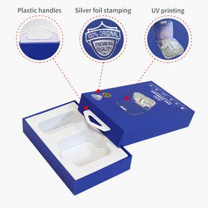 Custom Wholesale Colorful Printed Phone <strong>Case</strong> Earphone Paper Gift Box Recyclable Cardboard Electronics Hanging Box Packaging Box - Product Image 3